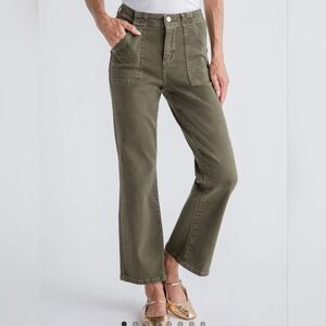 Khaki Women's Flare Jeans